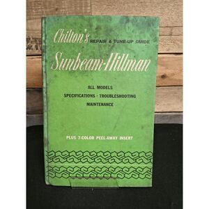 Chilton's Repair and Tune-Up Guide for the Sunbeam-Hillman (1969 ) hardcover